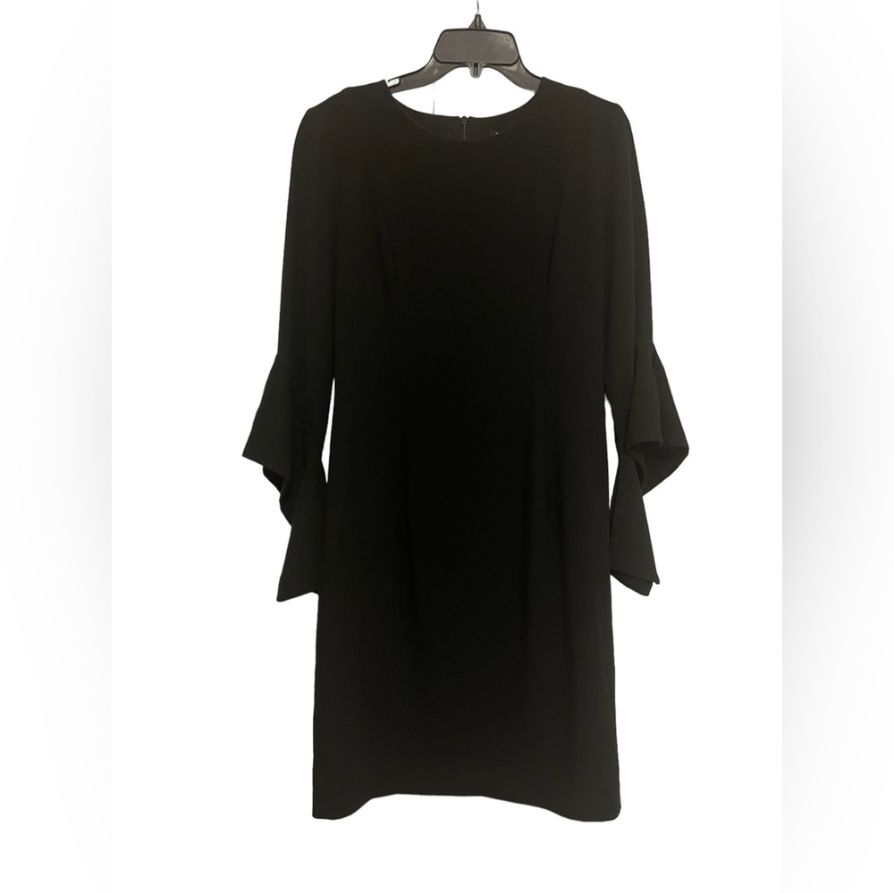 Black Halo crepe dress